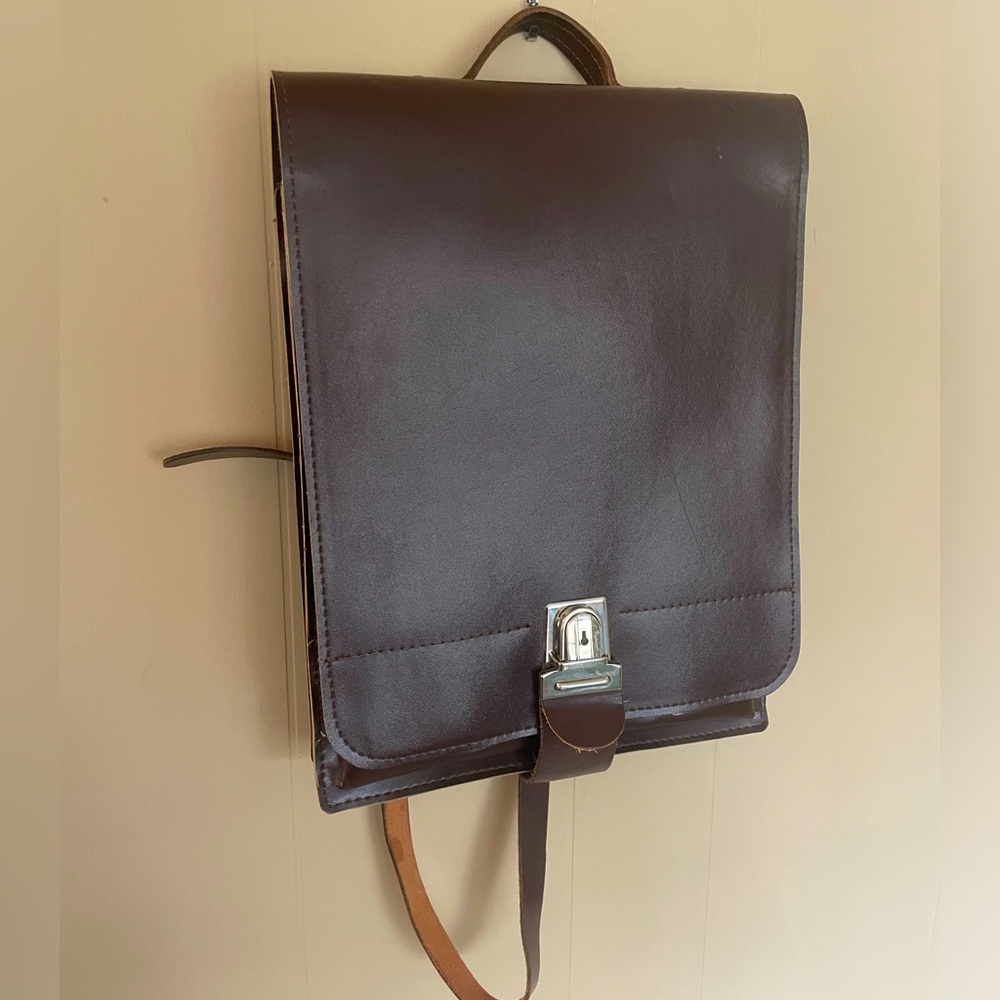 Leather Cartographer Bag